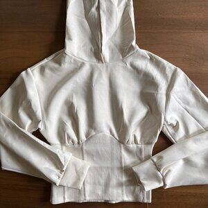 Cropped Corset Hoodie
